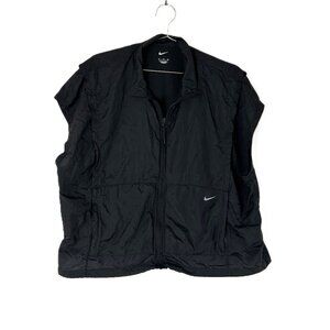 Nike Repel City Ready Short Sleeve Windbreaker Jacket XL Black